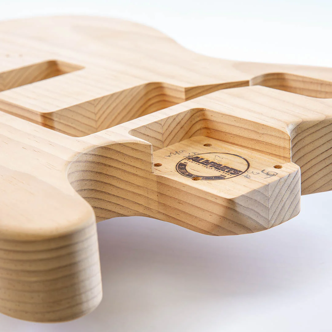 Allparts Select Unfinished Brown Sugar Replacement Body for Tele Deluxe - Hum/Hum - Image 3