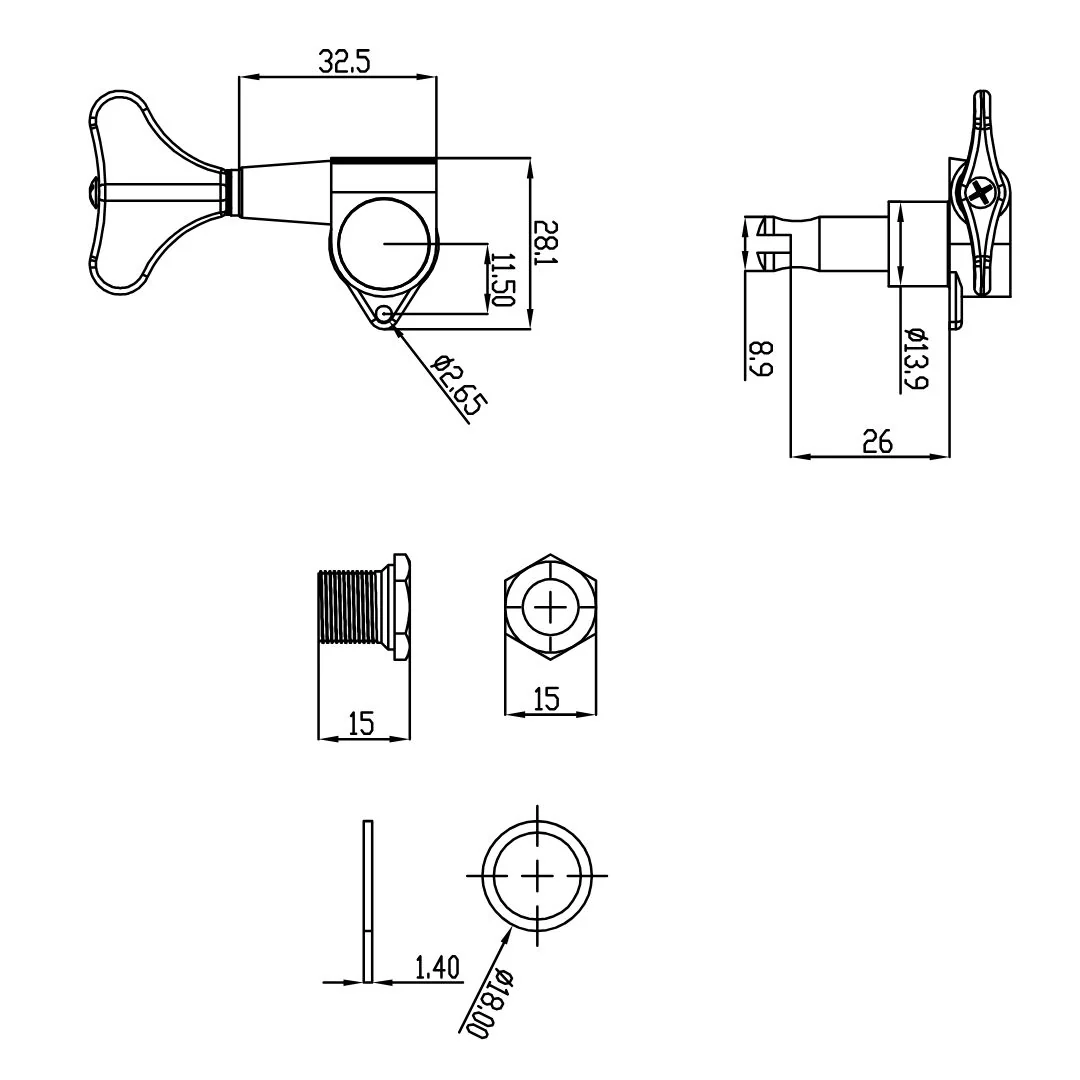 Badass SGT Bass Keys - Singles - Bass Side - Image 5