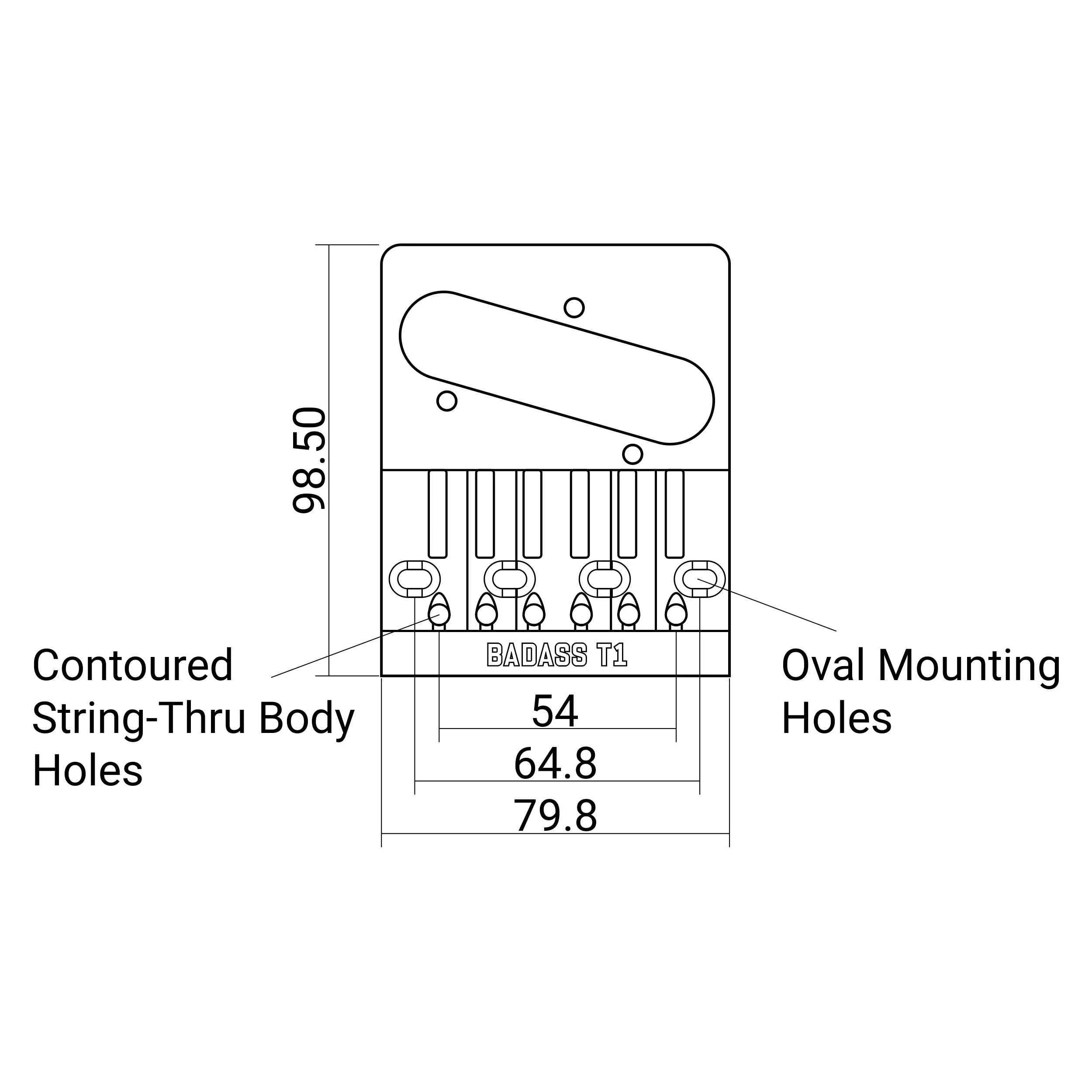 Badass T1 Bridge for Tele - Image 7