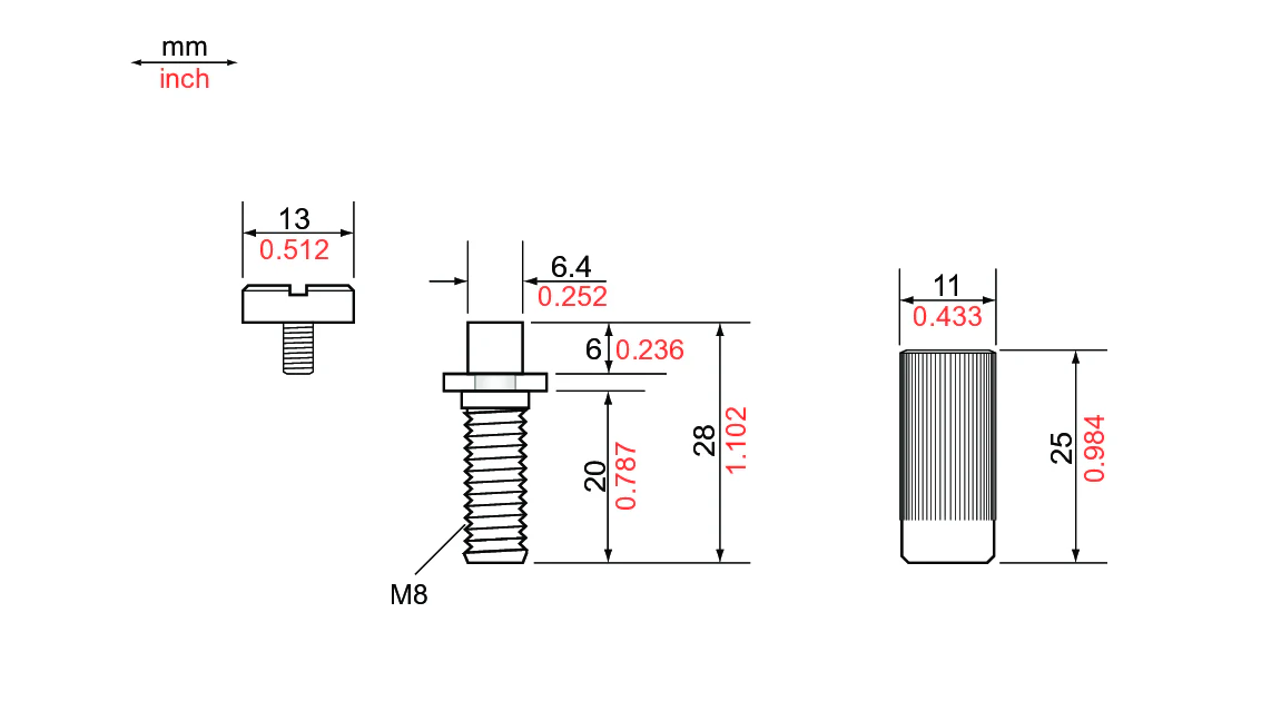 TonePros SM1 Metric Stud and Anchor Set - Image 3