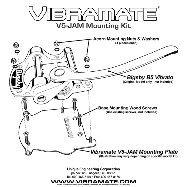TP-3748-005 Vibramate® V5-JAM for Jazzmaster® and Jag® - Image 3